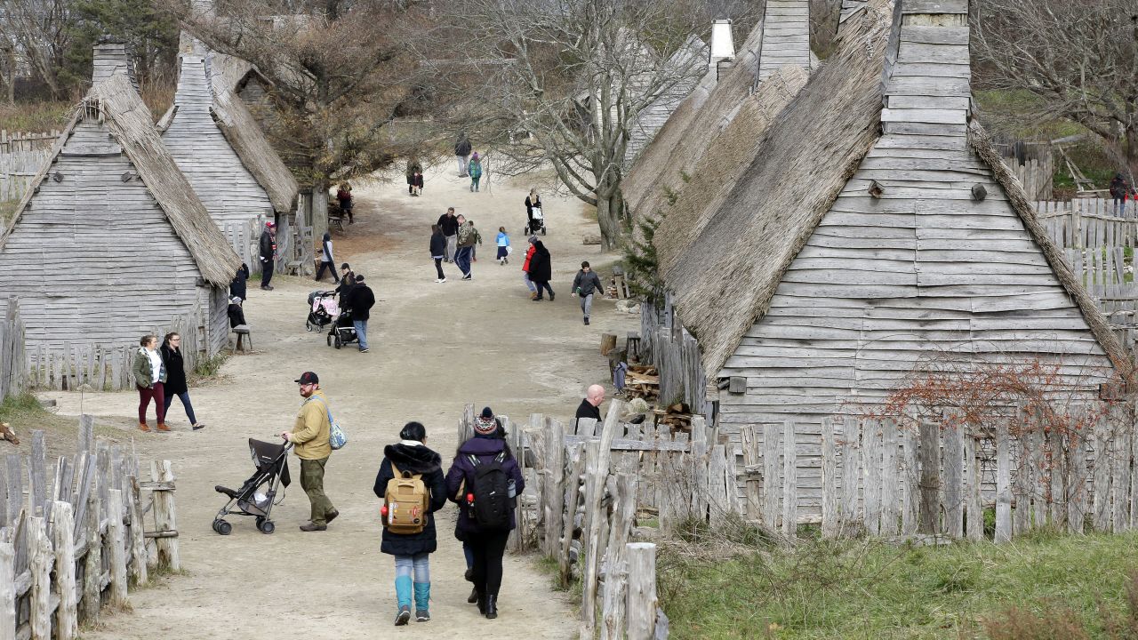 Visitors enjoy Plimoth Plantation, a living history museum where you can get a glimpse into the world of the 1627 Pilgrim village.