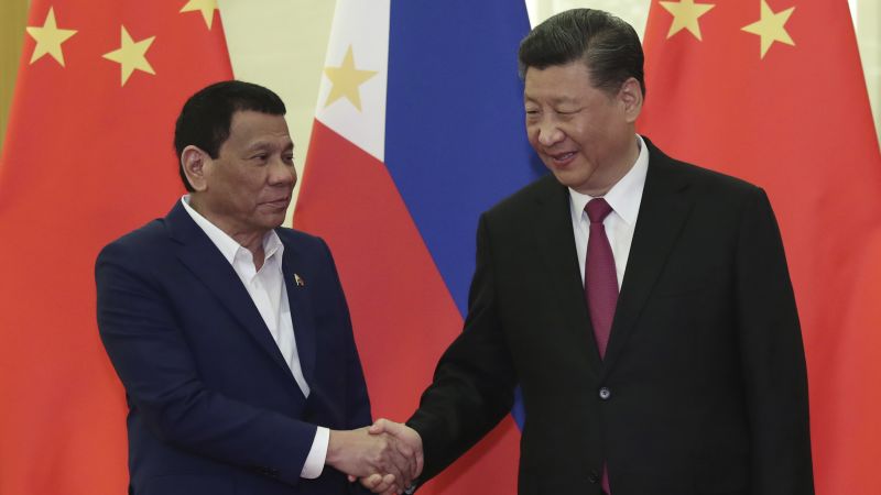 South China Sea: Philippines' Duterte said China's Xi offered oil and gas  deal | CNN