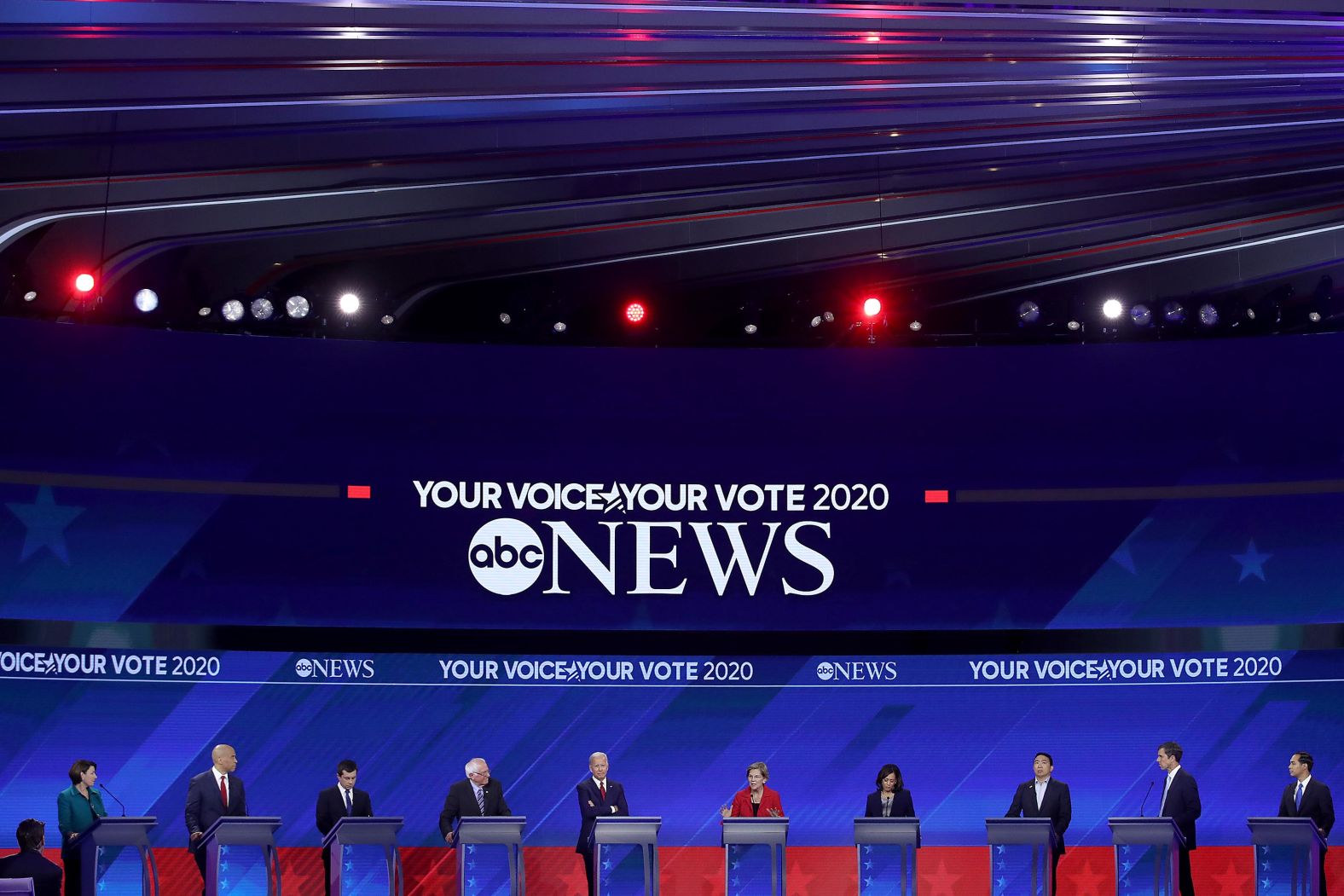 This is the third Democratic debate of the campaign season. The first two were held in Miami and Detroit.
