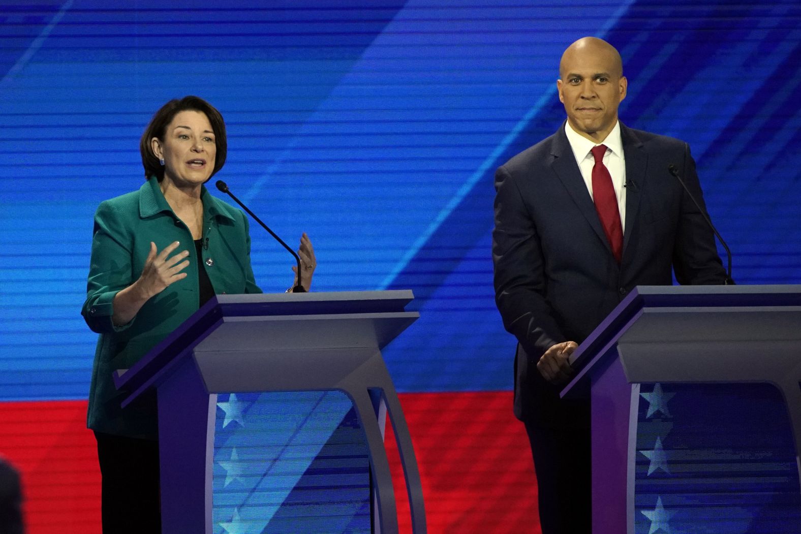 Klobuchar opened the debate by <a href="https://www.cnn.com/politics/live-news/democratic-debate-september-2019/h_d9244d7f3e64285ab891d0dce3188f36" target="_blank">going after Sanders,</a> who often talks about how he "wrote the damn bill" on "Medicare for All." The US senator from Minnesota does not support the legislation. "While Bernie wrote the bill, I read the bill," Klobuchar said.