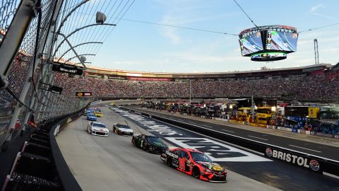 Scenes from a NASCAR race at Bristol Motor Speedway on August 17, 2019, in Bristol, Tennessee. 