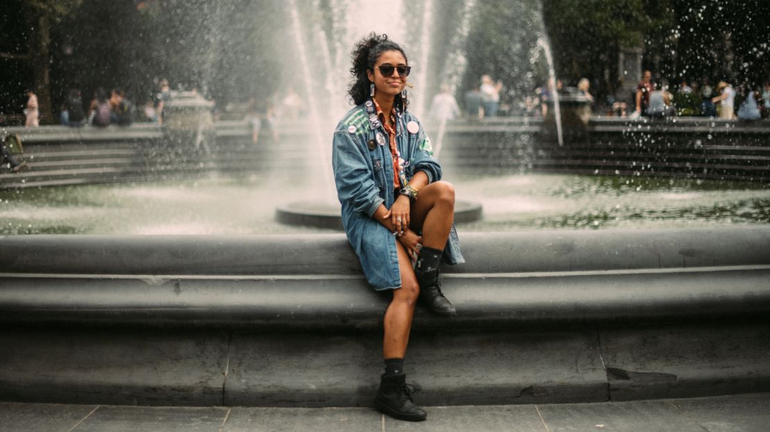 Andrea DeLeon started smoking cigarettes in Puerto Rico and then moved to e-cigarettes.