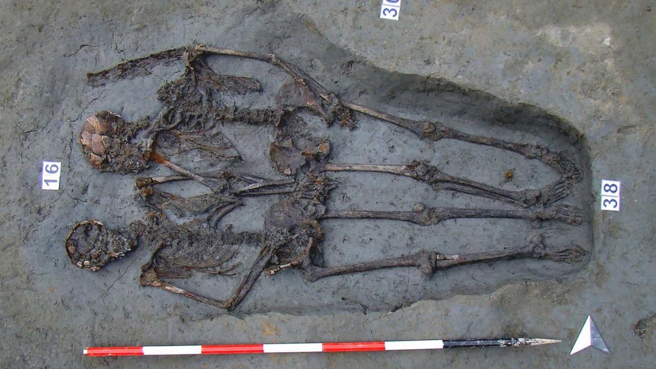 'Lovers of Modena' skeletons buried hand-in-hand 