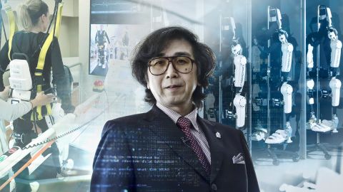 Yoshiyuki Sankai wants to augment humanity with his exoskeleton devices. 