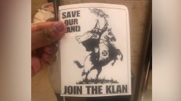 School authorities launched an investigation Wednesday after a student found a flyer asking people to join the Ku Klux Klan (KKK) at East Central High School.
