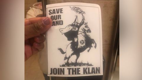 School authorities launched an investigation Wednesday after a student found a flyer asking people to join the Ku Klux Klan in a San Antonio high school.