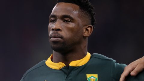 South Africa's springbok captain Siya Kolisi 