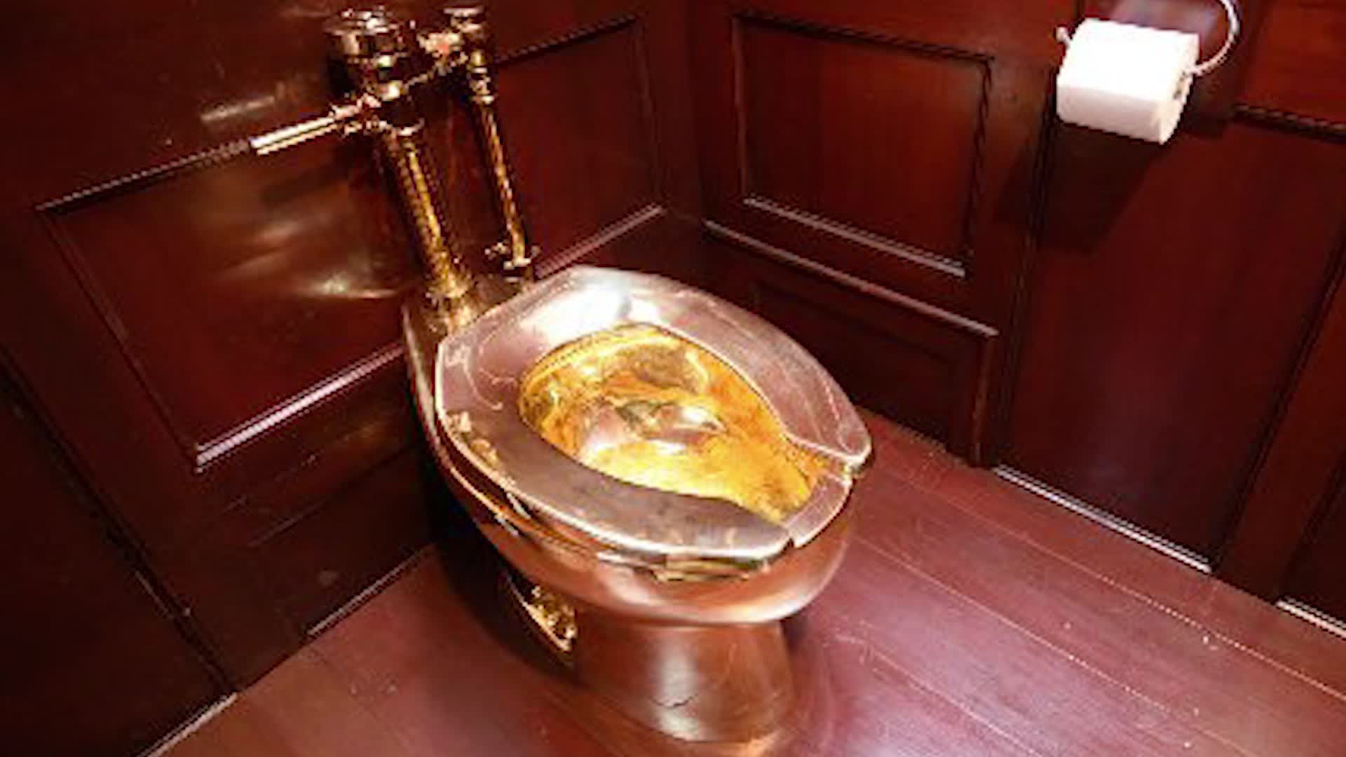 UK police make breakthrough in America golden toilet stolen case