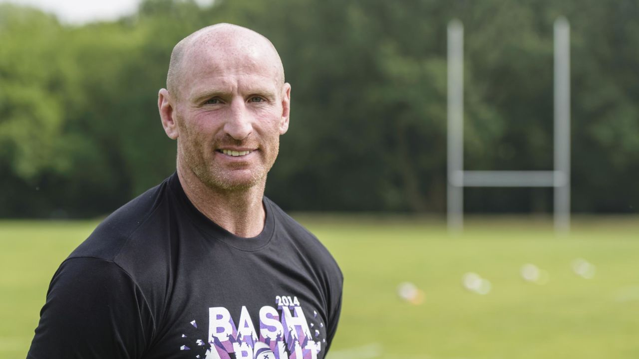 Welsh rugby legend Gareth Thomas has announced that he is living with HIV. He is pictured here in 2014 during a training session with the Berlin Bruisers, an LGBT-friendly rugby team in the German capital.