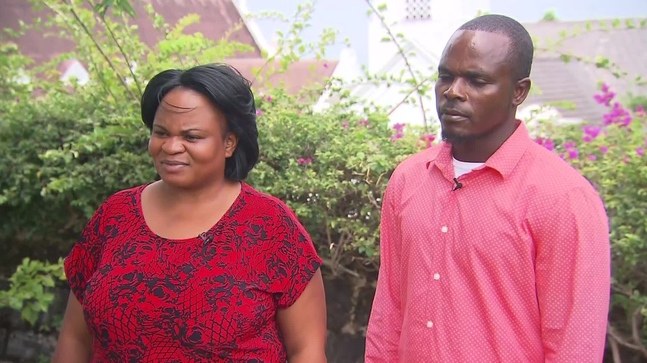 The Pierre family is afraid for their safety following Hurricane Dorian.