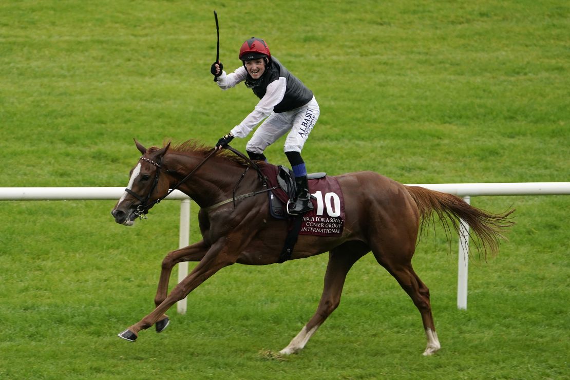 Search For A Song wins the Irish St. Leger in 2019. 