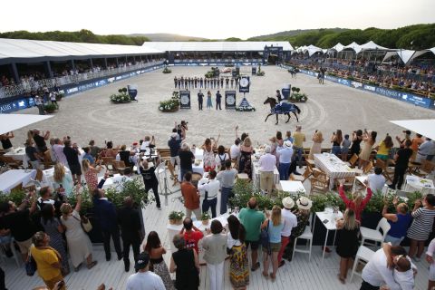 Springsteen, daughter of famed rocker Bruce, was a popular winner at the glamorous beach side venue on the French Riviera.