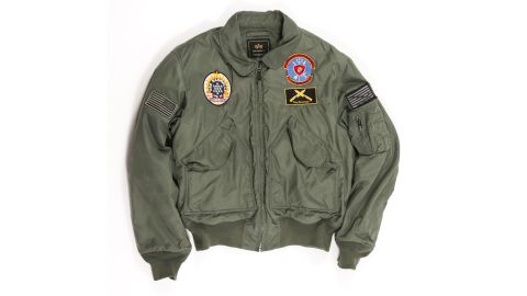 A US Navy jacket given to Bourdain in 2006.