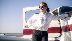 woman airplane pilot