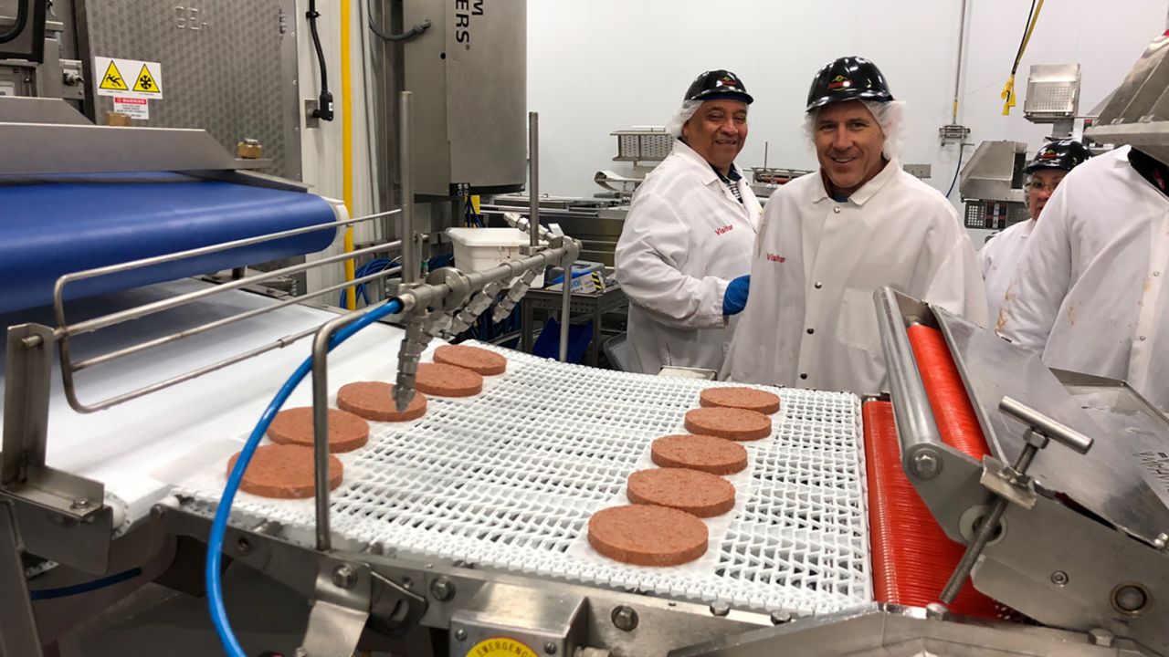 Before the Butcher makes a total of 12 different meatless meat products, including chicken chunks, beef tips, beef, chicken and turkey burger patties.