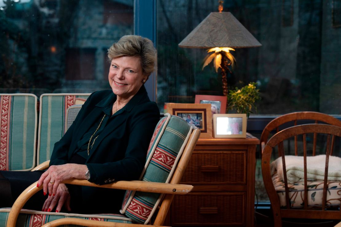 Cokie Roberts photographed in her home in Bethesda, Maryland on February 05, 2019. (Photo by Marvin Joseph/The Washington Post via Getty Images)
