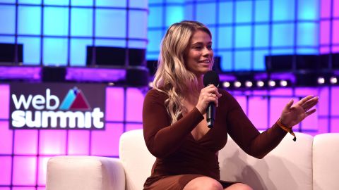 VanZant attends the Web Summit in Lisbon, Portugal.