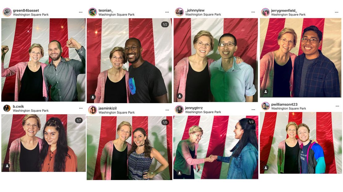 20190917 warren selfies mobile cuts