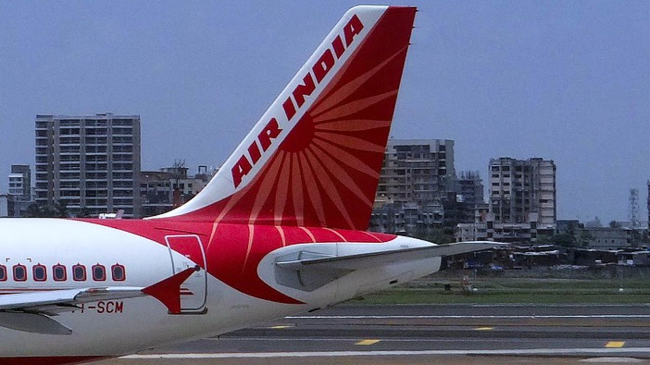The Air India flight was delayed two and a half hours