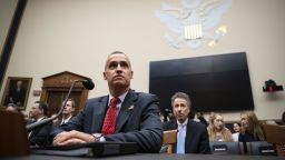 Corey Lewandowski, former campaign manager for U.S. President Donald Trump, arrives to testify during a House Judiciary Committee hearing in Washington, D.C., U.S., on Tuesday, Sept. 17, 2019. Lewandowski promised to "be as sincere in my answers as the committee is in its questions" in a combative opening statement challenging the Committee's investigation of the president and his associates.
