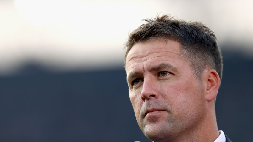 ROTTERDAM, NETHERLANDS - SEPTEMBER 15:  Michael Owen looks on prior to the UEFA Europa League Group A match between Feyenoord and Manchester United FC at Feijenoord Stadion on September 15, 2016 in Rotterdam, .  (Photo by Dean Mouhtaropoulos/Getty Images)