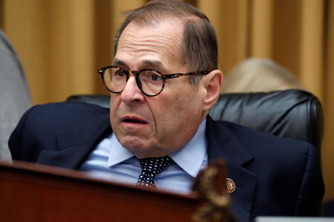 House Judiciary Committee chairman Rep. Jerrold Nadler of New York speaks during a committee hearing earlier this month in Washington. 