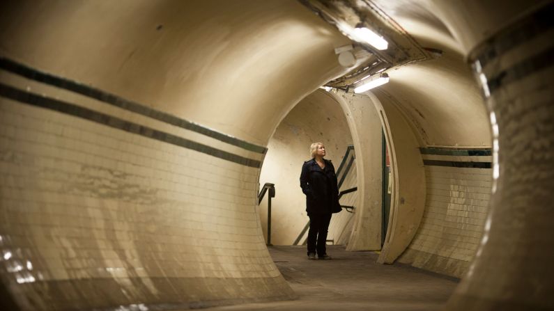 <strong>Immersive journey: </strong>The book features new photography of disused stations such as Aldwych, which has has been closed since 1917.