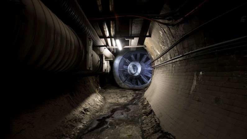 <strong>Lost tunnels: </strong>Sections of the old Moorgate station in the City of London were also converted to provide ventilation to the transport network.