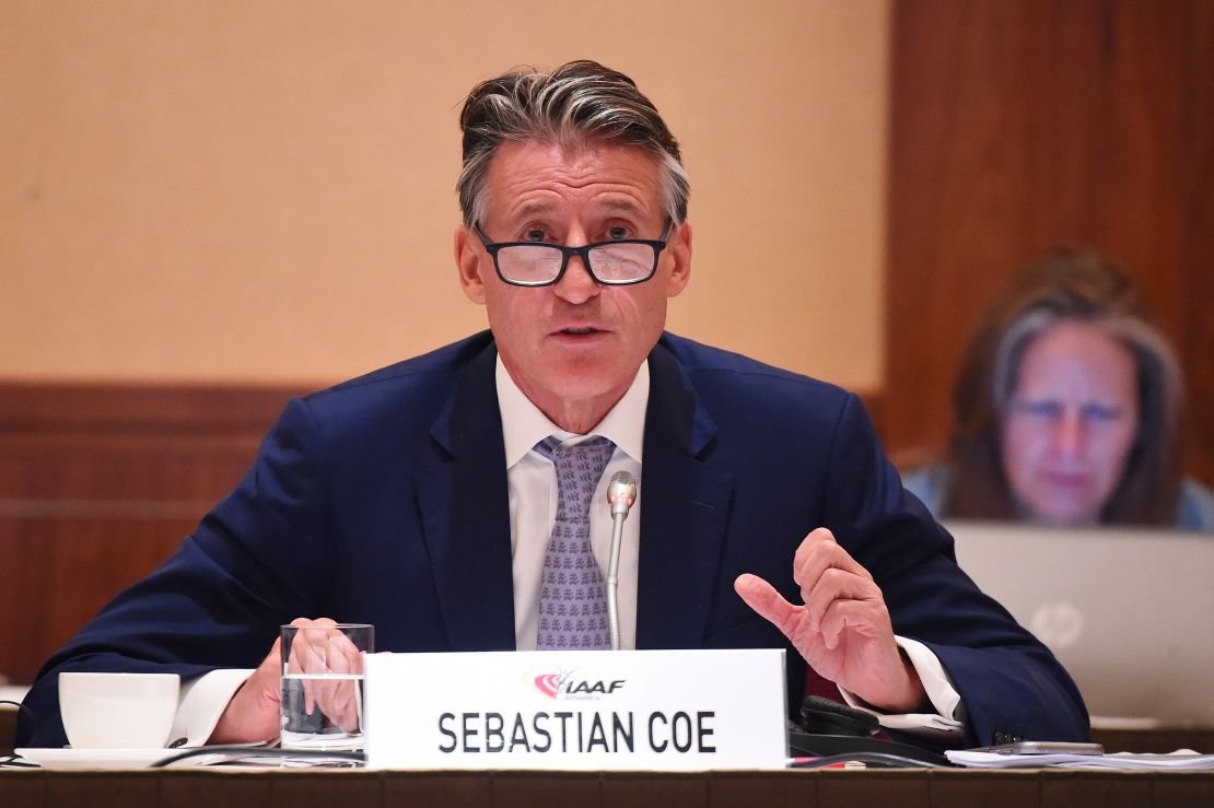IAAF president Sebastian Coe is starting his second term in the role.