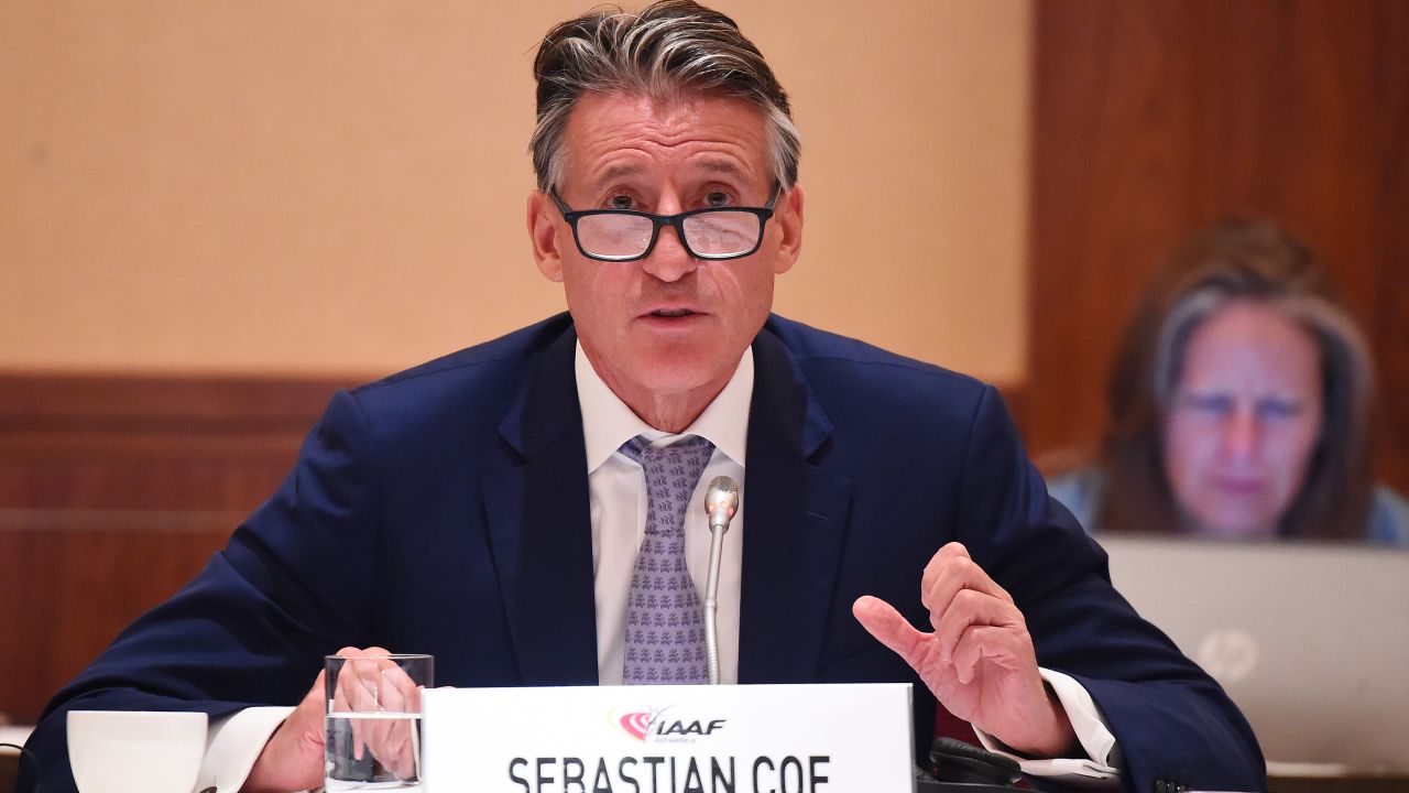 IAAF president Sebastian Coe is starting his second term in the role.
