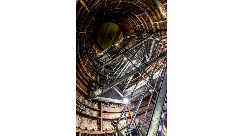 <strong>Behind the scenes:</strong> This lift shaft at Baker Street station has been out of action since the 1940s.