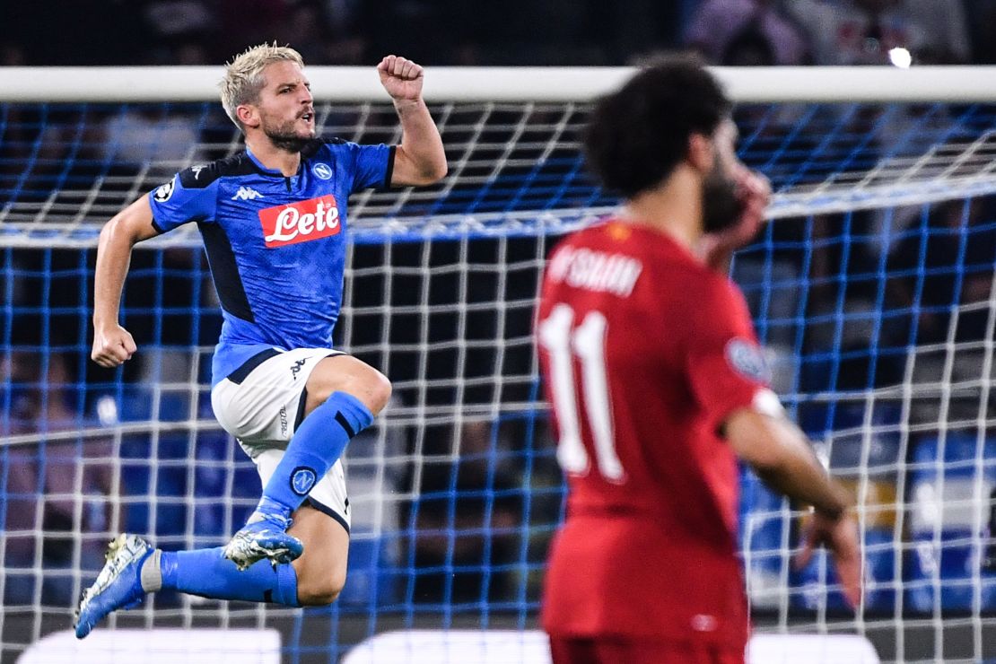 Liverpool was beaten 2-0 by Napoli in the Champions League Tuesday.