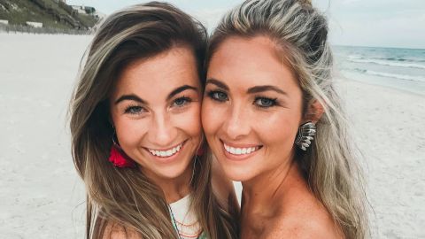 Rikki Kahley (right) and her sister Chloe