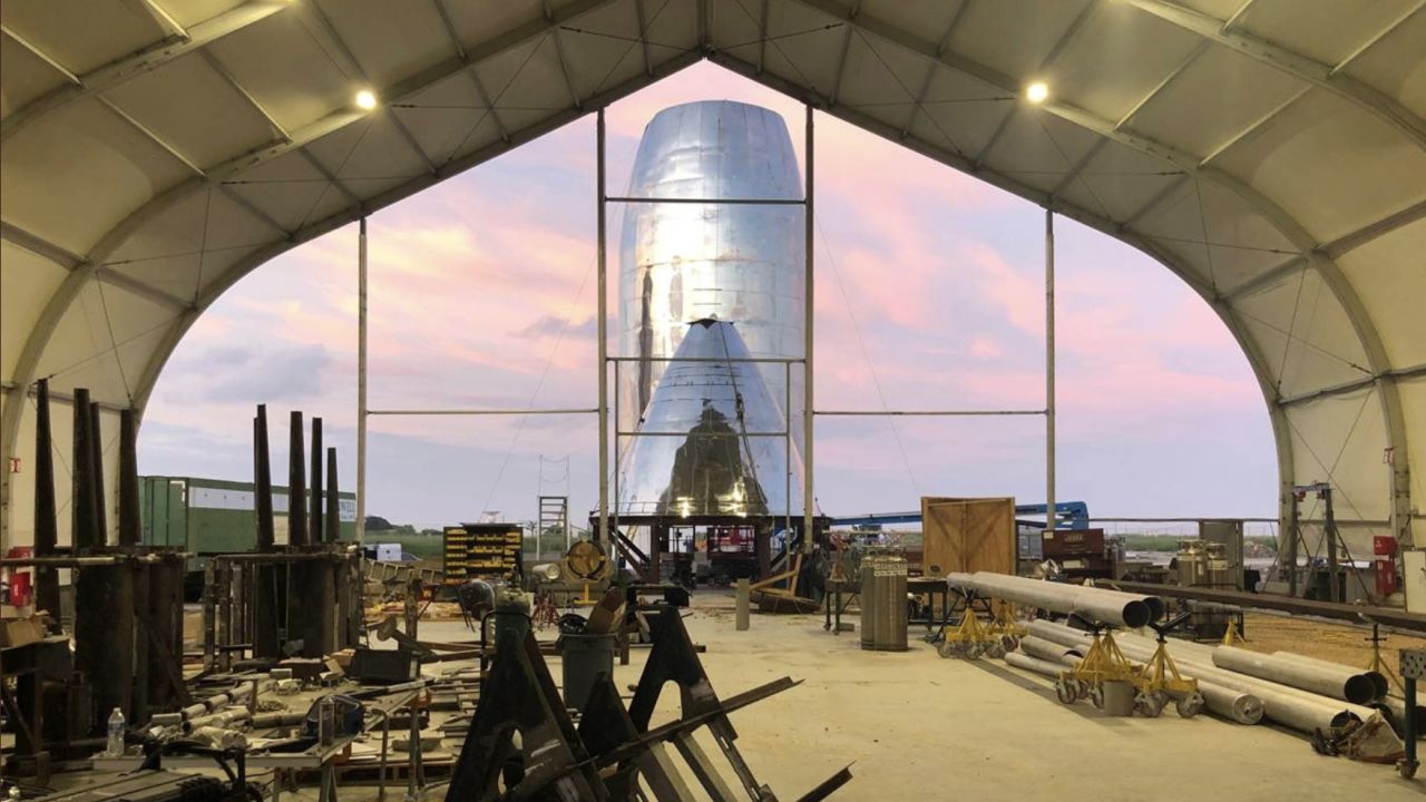 Musk tweeted an image of the new Starship prototype with the caption "Droid Junkyard, Tatooine," a joke about the test site's resemblance to a fictional Star Wars location.