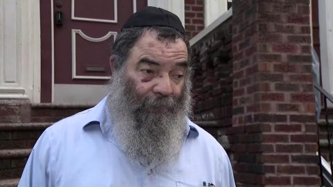 Rabbi Avraham Gopin was left with bruises, missing teeth and a broken nose after he was attacked in a Brooklyn park.