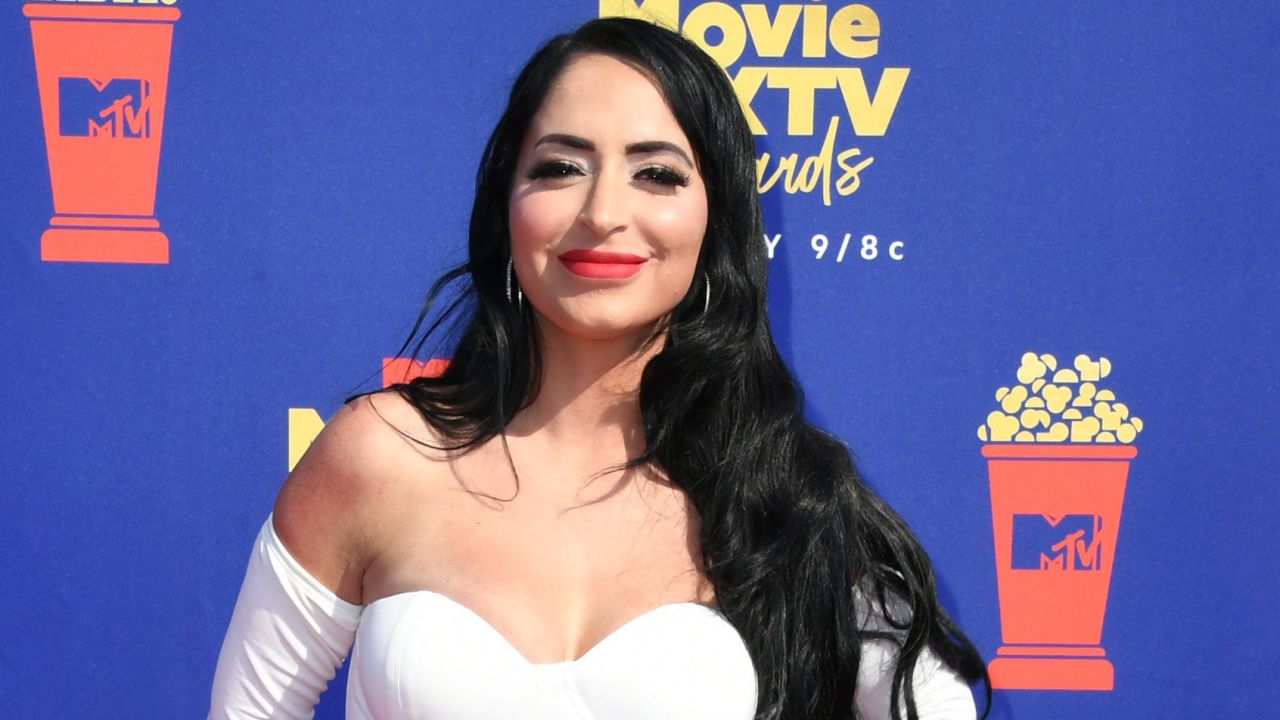 Angelina Pivarnick attends the 2019 MTV Movie and TV Awards on June 15, 2019 in Santa Monica, California.