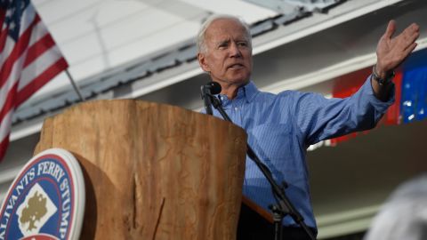 Joe Biden has dismissed President Trump's unproven claims that Biden and his son acted inappropriately in their dealings with the Ukrainian government during Biden's time as vice president.