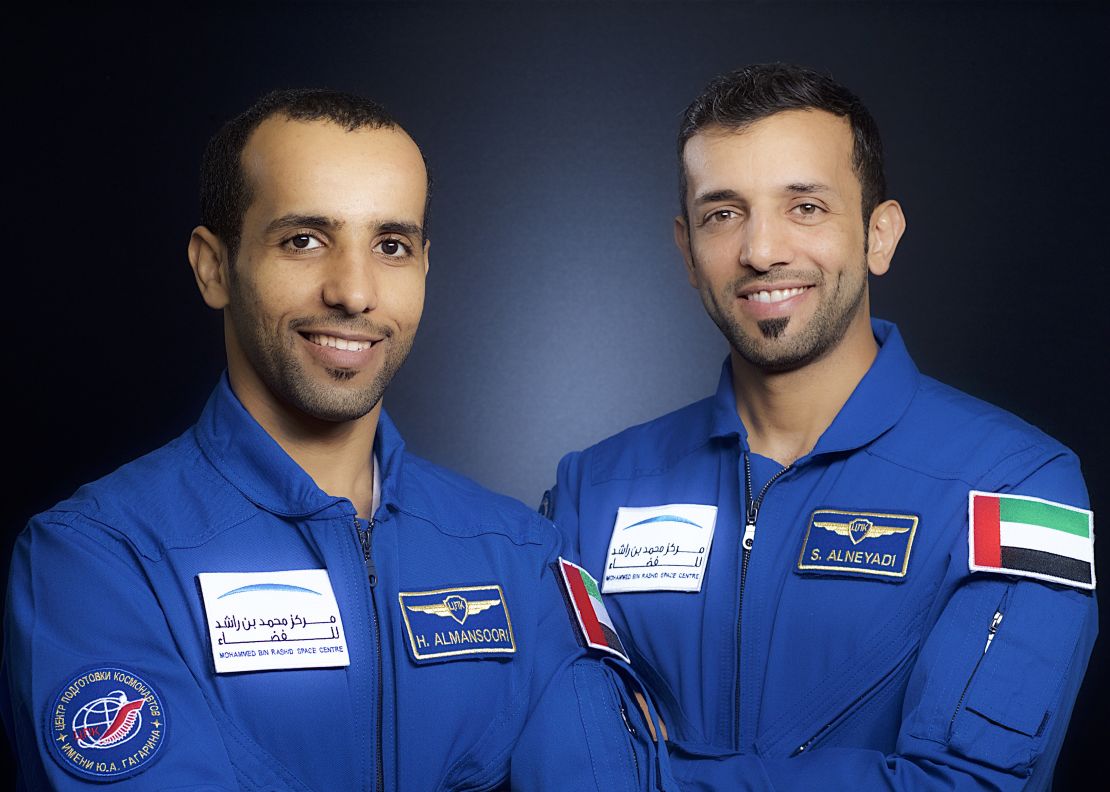 The Emirati astronauts have been wished well by Sheikh Mohamed bin Zayed, the Crown Prince of Abu Dhabi.