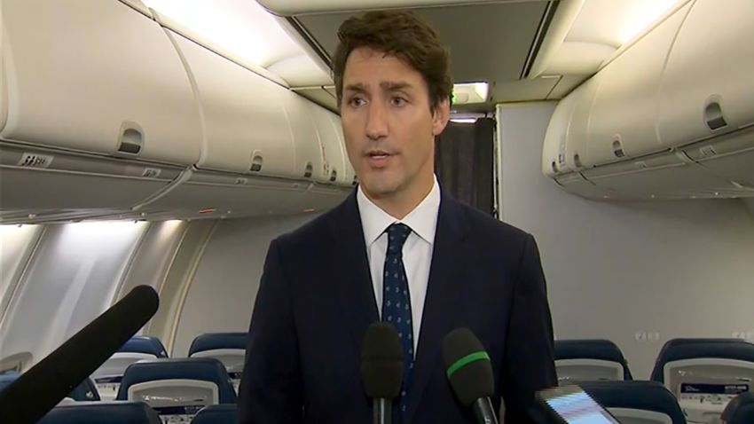 Trudeau makes a statment about a photograph that surfaced showing him wearing brownface makeup