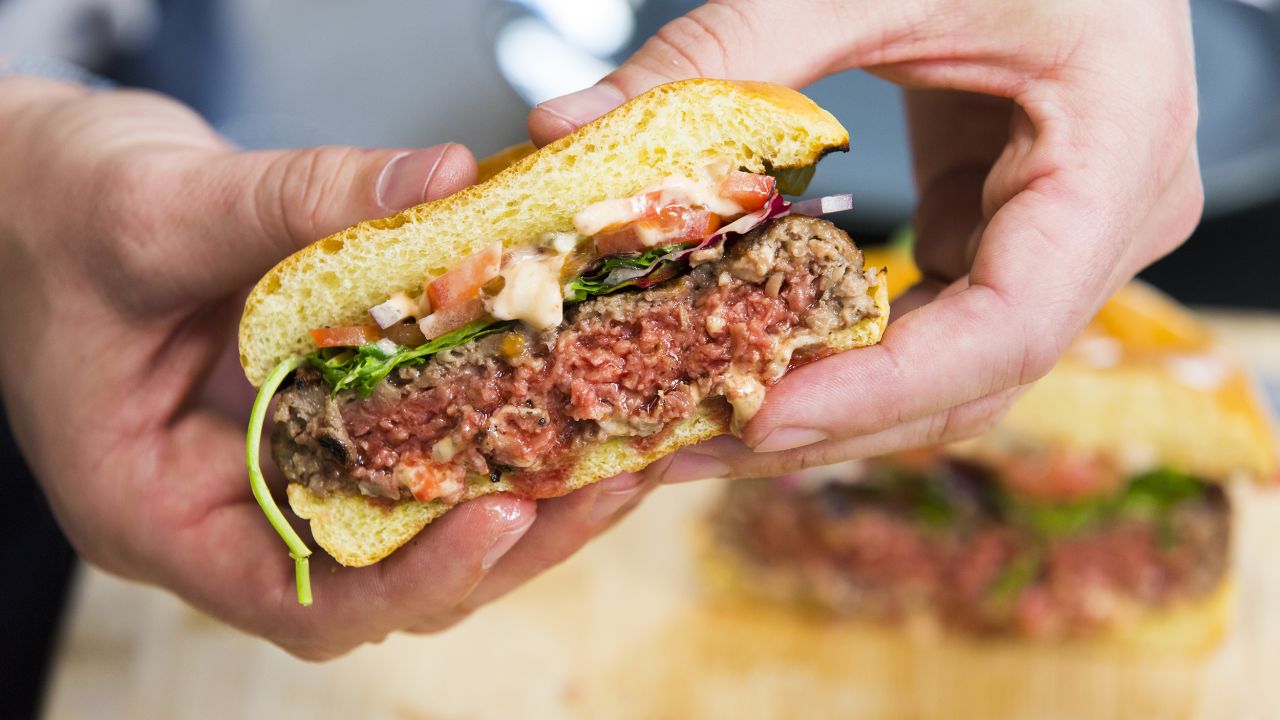 The Impossible Burger is hitting grocery shelves for the first time this week. 