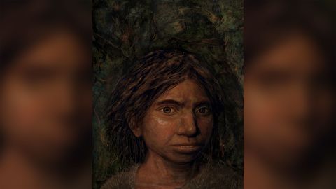 This is the first depiction of what mysterious ancient humans called Denisovans, a sister group to Neanderthals, looked like. This image shows a young female Denisovan, reconstructed based on DNA methylation maps. The art was created by Maayan Harel.