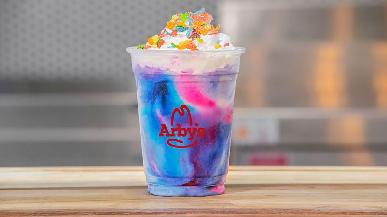 Arby's galaxy milkshake