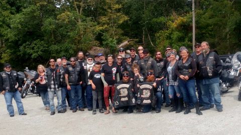 03 Bikers support daughter of woman that saved them