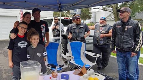 02 Bikers support daughter of woman that saved them