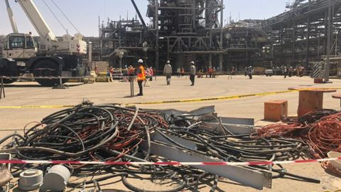 CNN's Nic Robertson visited the oil facility in Khurais on Friday, to see the extent of the damage the attack caused.