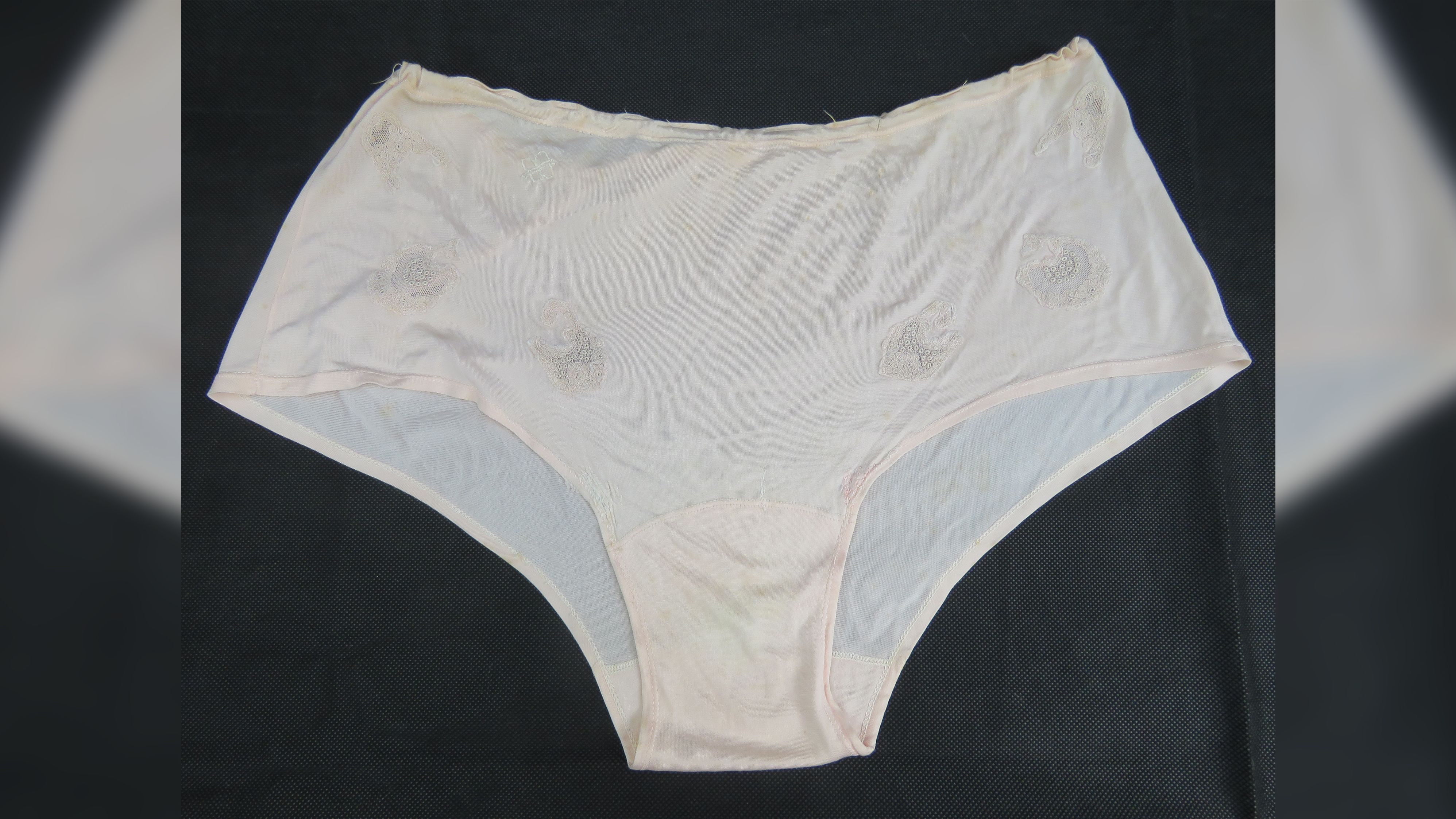The silk underpants bearing Eva Braun's monogram were bought by an unknown buyer. 