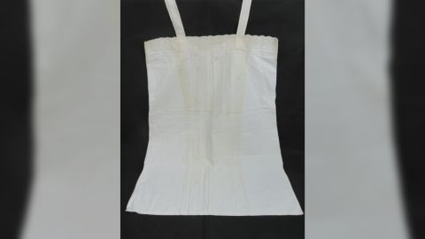 A white lace nightgown bearing Eva Braun's personal monogram was also sold in the auction.