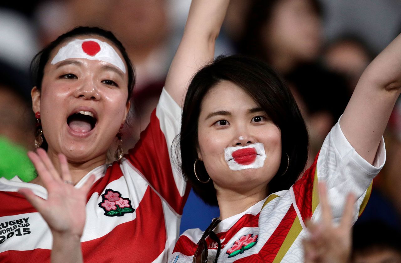 The match between Japan and Russia was preceded by the tournament's opening ceremony.