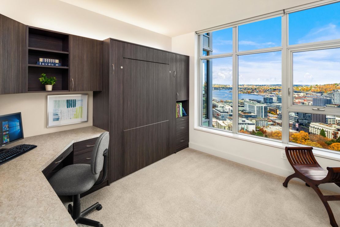 This two bedroom condo in Seattle is listed at $1.198 million, reduced from $1.395 million.