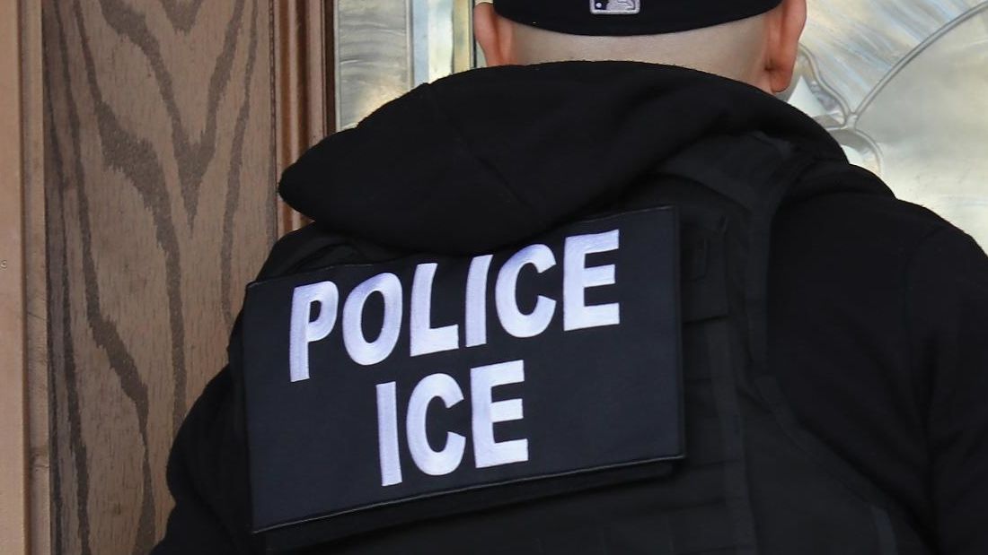 File image of an ICE officer